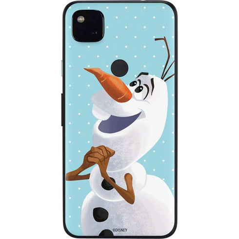 Disney Frozen Olaf Polka Dots Google Pixel 4a Skin